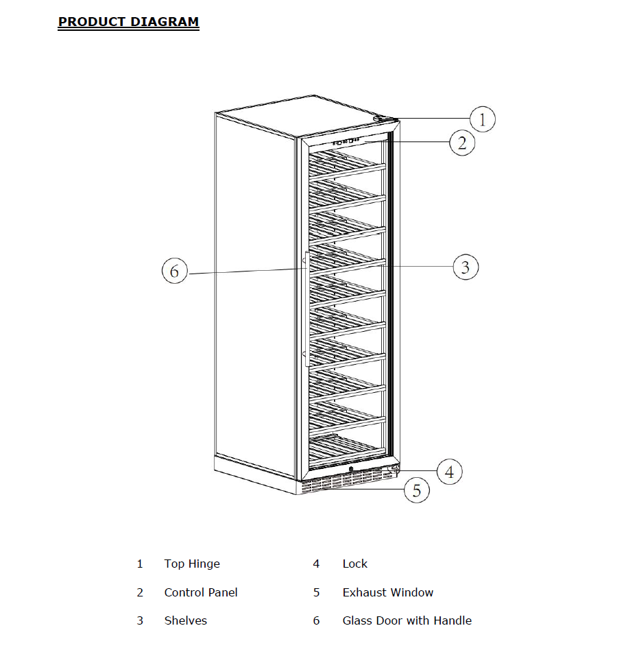 VINTIS 120 Bottles Wine Chiller